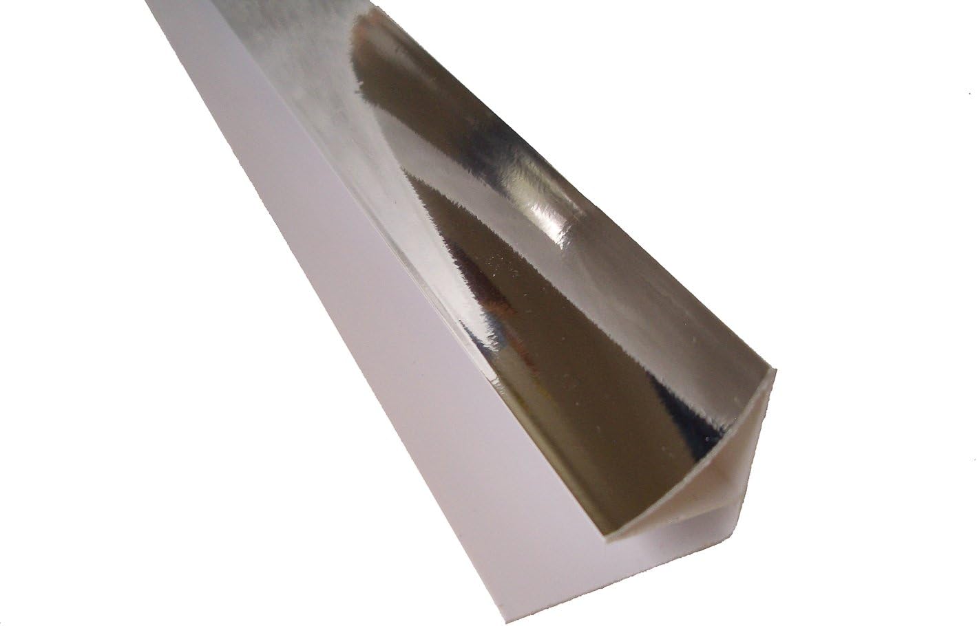 Chrome Panel Trim Perfect for Bathroom Kitchen Shower Wall PVC Cladding