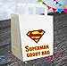 AK Gifts Superhero Party Bags Pack of 6 (Party Bag, Superman) (7 - 10 BUSINESS DAYS DELIVERY FROM UK)