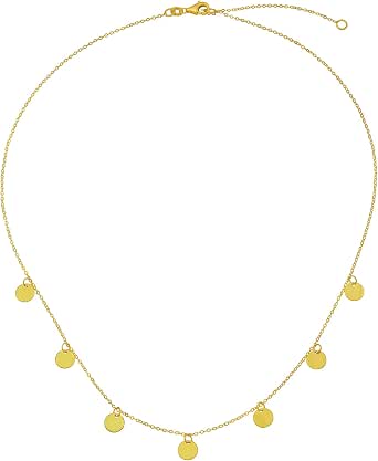 14k Italian Yellow Gold Dangling Mini 