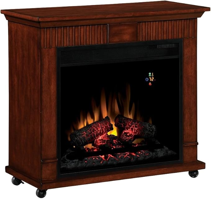 Chimney Free Rolling Mantel Electric Fireplace Fireplace Guide by Linda