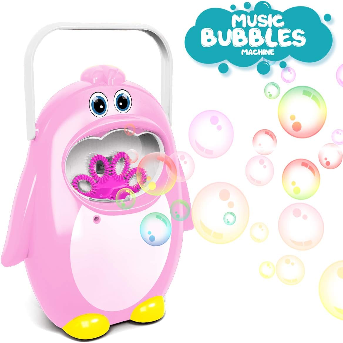 YMToyz Bubble Machine, Automatic Bubble Maker Penguin Bubble Blower