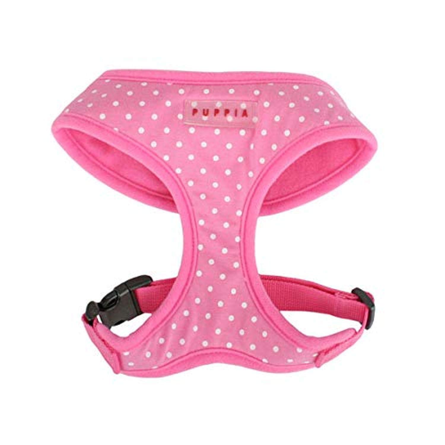 Puppia Dotty Harness, Extra Small, Pink — image 1