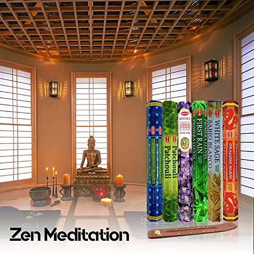 Six Most Popular HEM Incense Scents With Free Burner Each of Dragon's