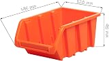 Prosperplast M 63 Storage Bins Wall Louvre Set Garage Workshop Organizer view 4