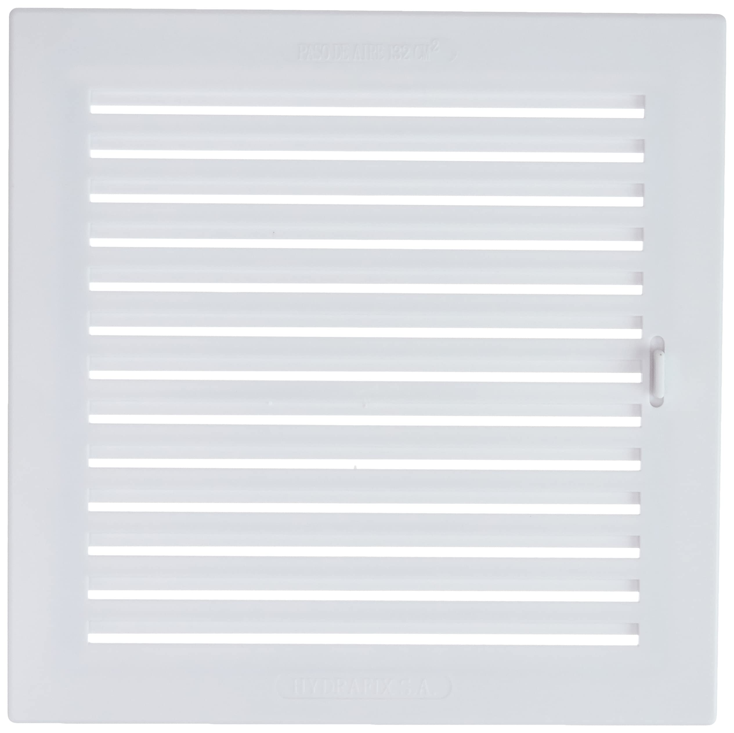 Anzapack 814331S Ventilation Grille with Closure Mechanism 20 x 20 cm. White Plastic.