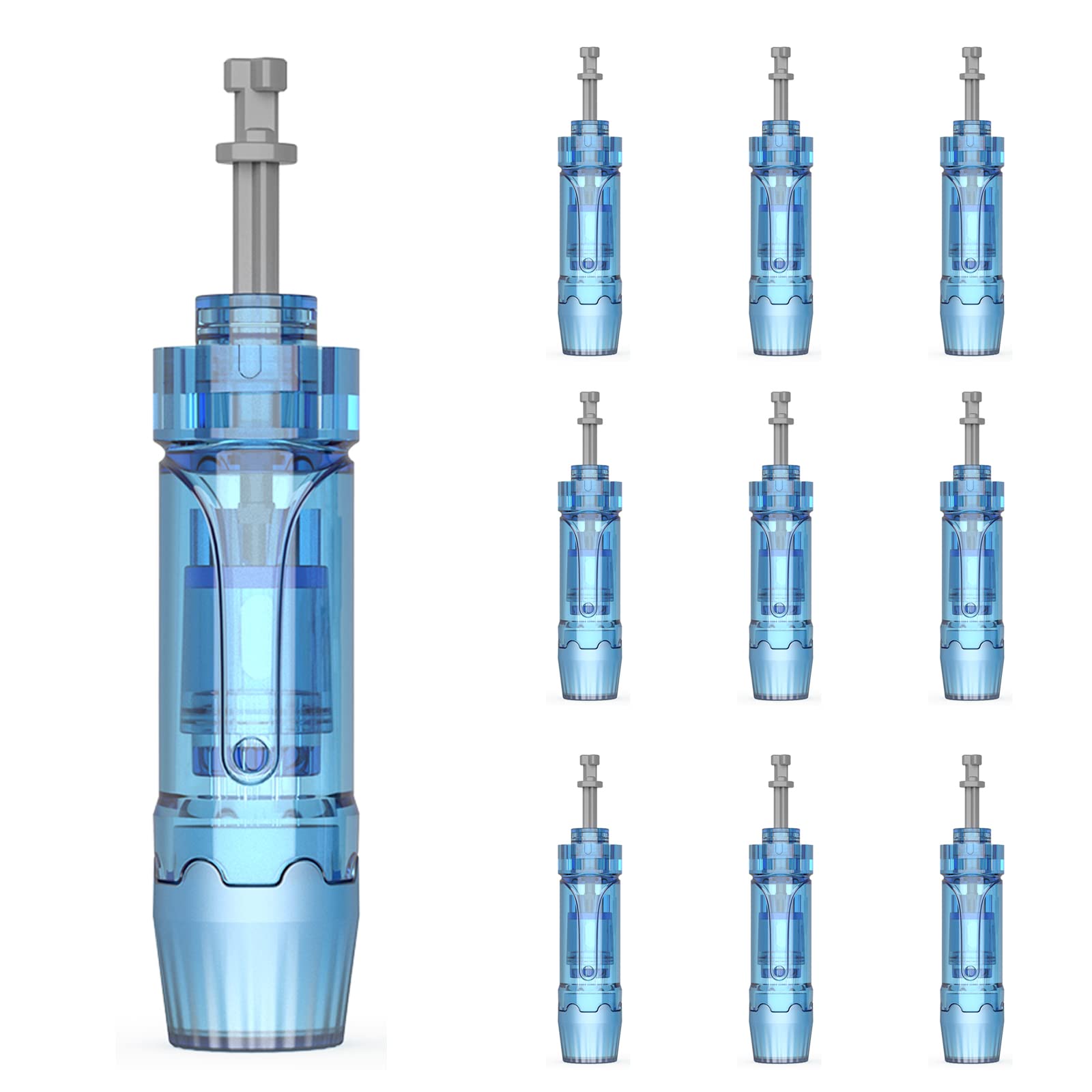 Dr.pen Ultima M8S / A8S /A9 / A11 Microneedling Pen Cartridges 18 Pins, The Original Authentic Replacement Needle Cartridges, 10Pcs / Pack