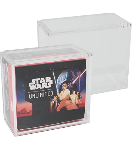 Amazon.com: Platinum Protectors Protector Case for Star Wars Unlimited Booster Box Clear Plastic Display (10 pack) : Toys & Games Amazon.com: Platinum Protectors Protector Case for Star Wars Unlimited Booster Box Clear Plastic Display (10 pack) : Toys & Games