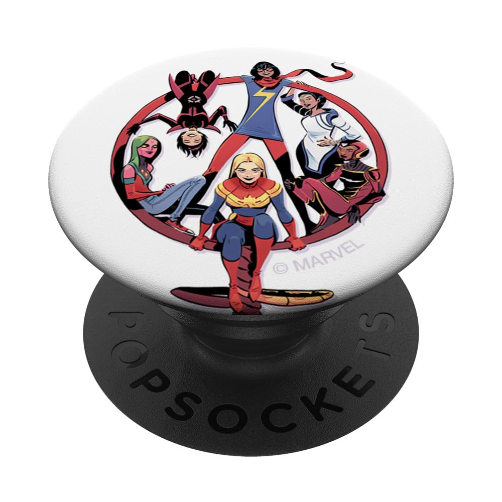 Marvel Champions #3 Comic Cover International Women's Day PopSockets Swappable PopGrip