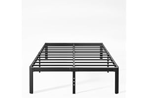 Nordicbed 14 Inch High Heavy Duty Full Size Bed Frame Metal, Platform Bed Frame Full Size No Box Spring Needed, Noise Free, Easy Assembly, Black