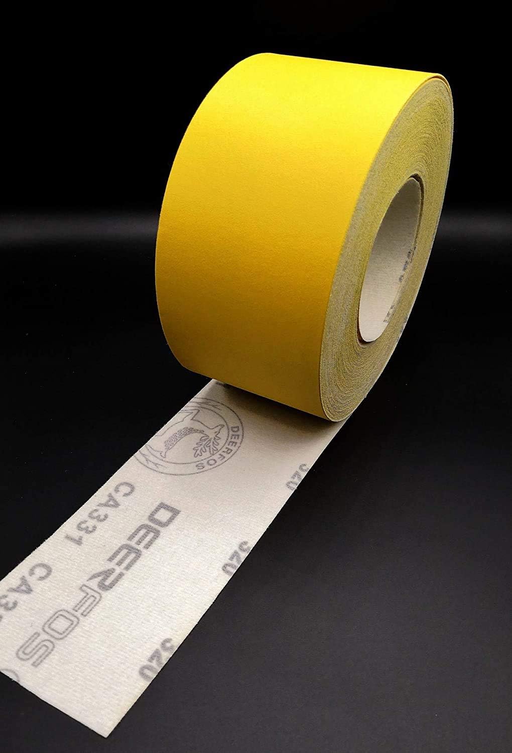 Sandpaper ROLL Hook and Loop Sanding 5 Meters Grit P40 115MM (509), Gray