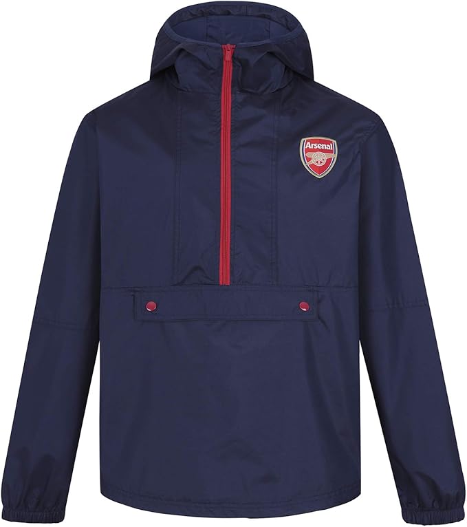 Arsenal FC Mens Jacket Shower Windbreaker Official Football Gift