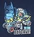 Boys DC Comics Lego Batman Movie To The Batcave Navy Graphic T-Shirt - Large