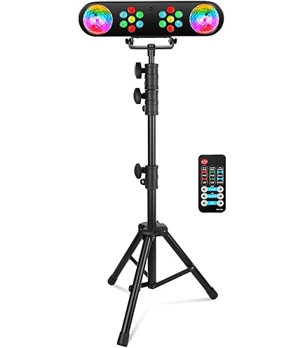 Amazon.com: DJ Party Lights with Stand: Complete 5IN1 Light Bar