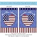 Toland Home Garden 112625 God Bless The U.S. American Flag 12x18 Inch Double Sided American Garden Flag for Outdoor House Patriotic Flag Yard Decoration