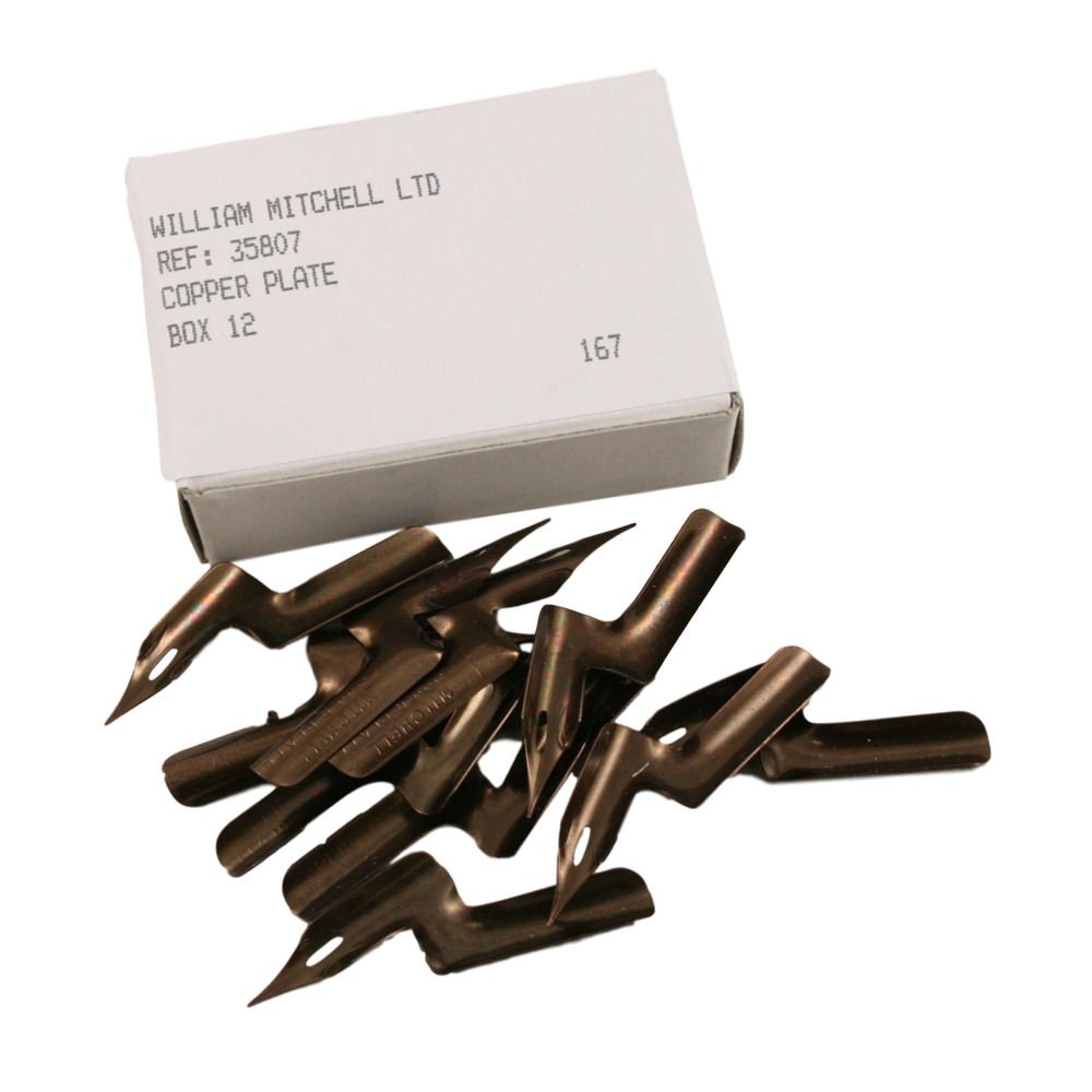 William Mitchell Calligraphy Copper Plate Nibs (Pack of 6) Amazon.in