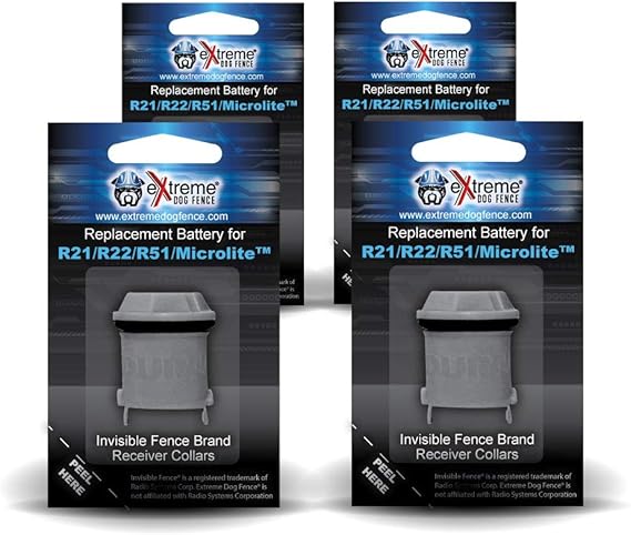 replacement batteries for invisible fence dog collars