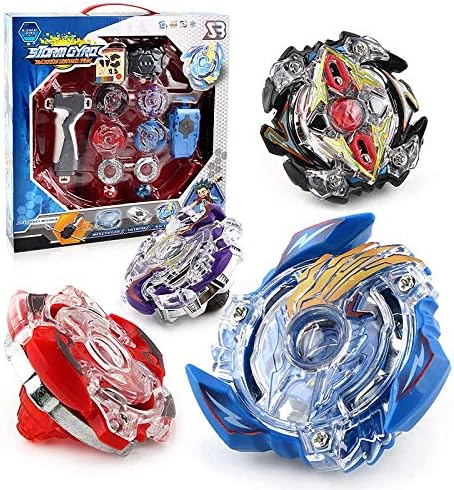 Crasttoy Bey Blade Burst Battling Top Metal Fusion Starter Battle Evolution Attack Set with Launchers and Arena Included