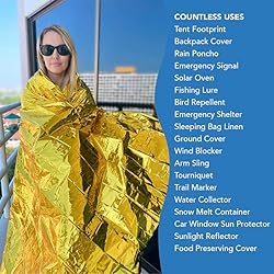 ISOP Rescue Blanket Gold & Silver | 11 Units Large