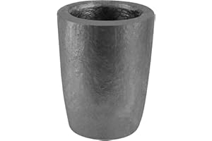 Nelyrho #0.5-0.5kg Premium Graphite Crucible, Silicon Carbide Clay Crucible Cup for Melting Casting Refining Aluminum, Gold, Silver, Copper, Brass, Withstand High Temperature 1800℃/3272℉