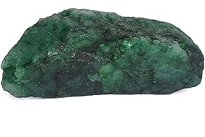 GEMHUB Protection Green Emerald Healing Crystal 96.00 Ct Natural Raw Emerald, Uncut Rough Emerald Gem