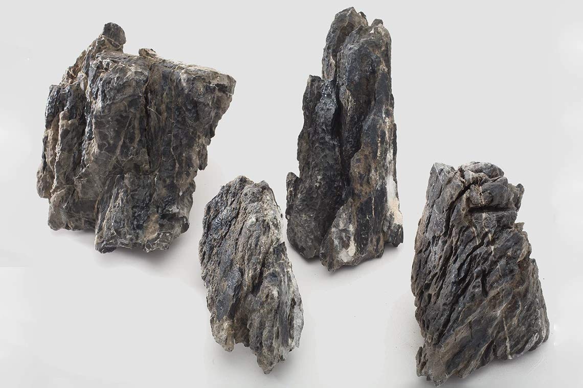 Carib Sea Exotica Mountain Aquascaping Stone - 25 lbs - Natural Rock for Aquascaping, Ideal for Freshwater Tanks, Enhances Aquatic Landscapes & Tank Aesthetics