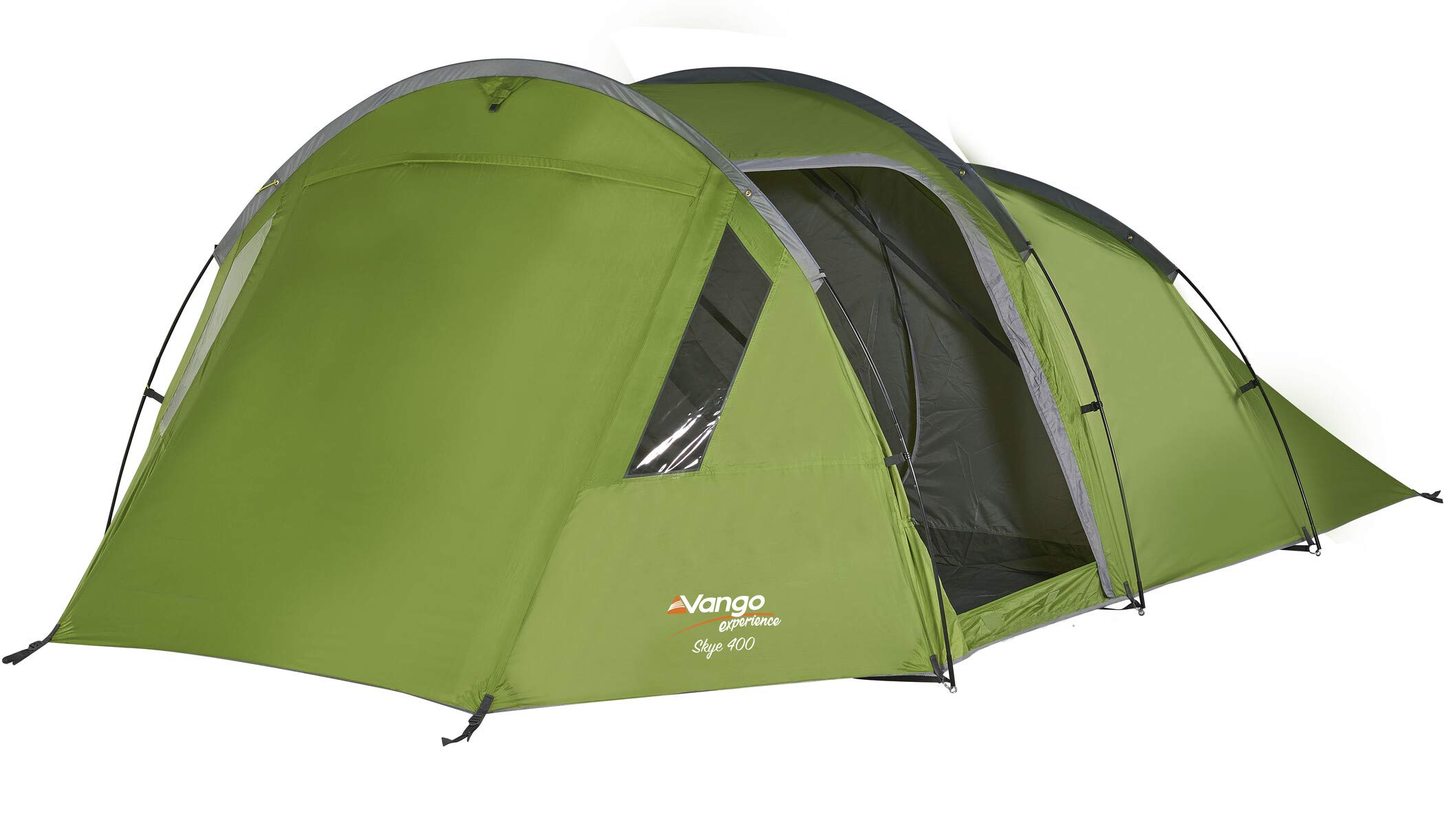 Vango Skye 400 4 Person Tent, EasyToPitch Family Tent with Large