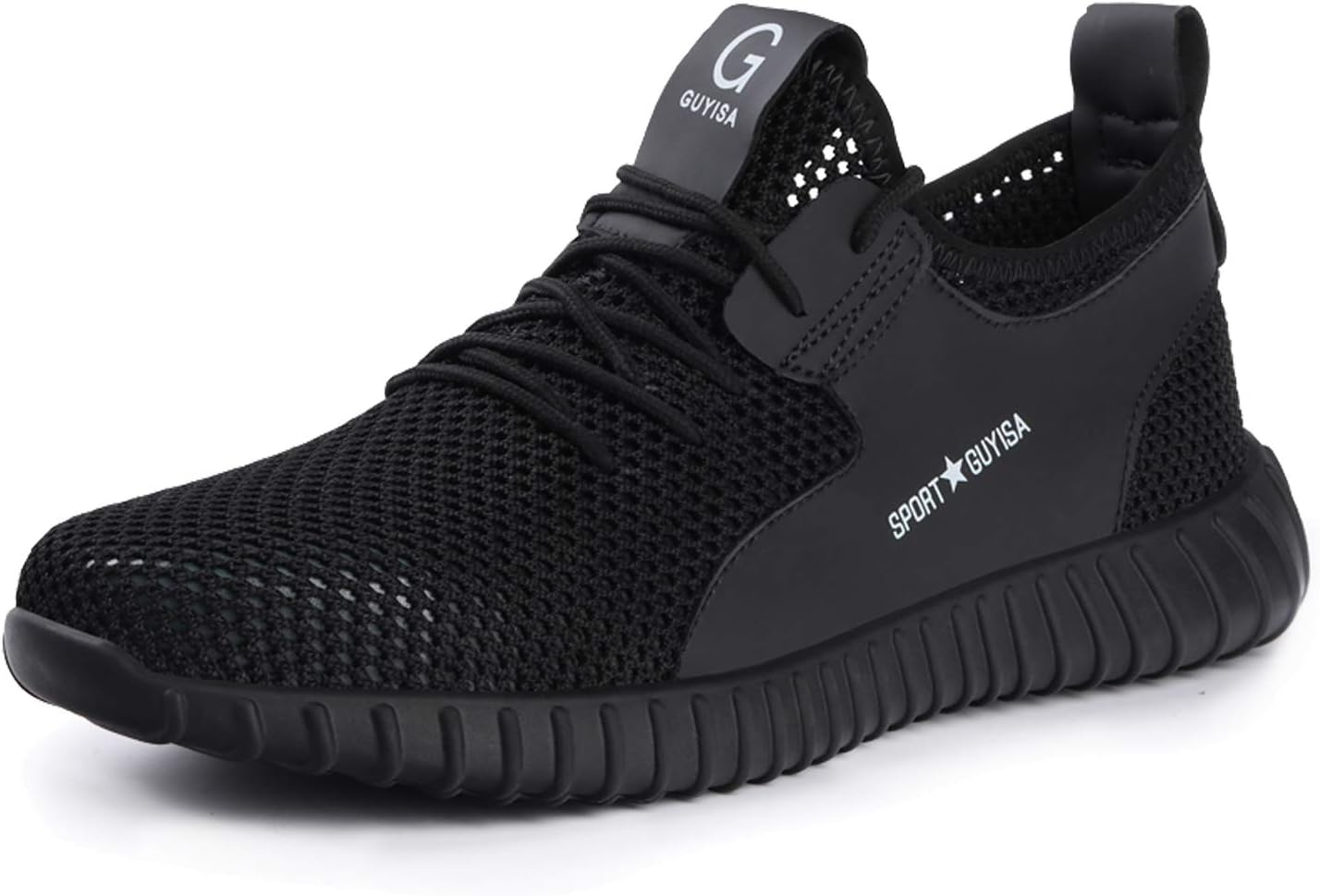 Safety Shoes for Men Steel Toe Trainers Lightweight Work Shoes Women Breathable Industrial Sneakers