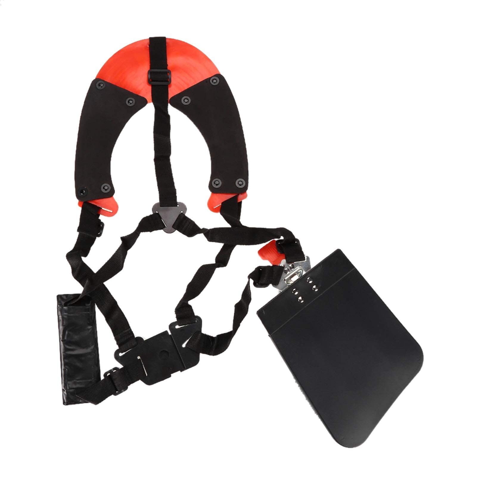 Professional Trimmer Shoulder Strap Universal Fit Mower Trimmer Harness Strap Adjustable Padded Strap with Double Nylon Belts for Garden Brush Cutter Lawn Mower