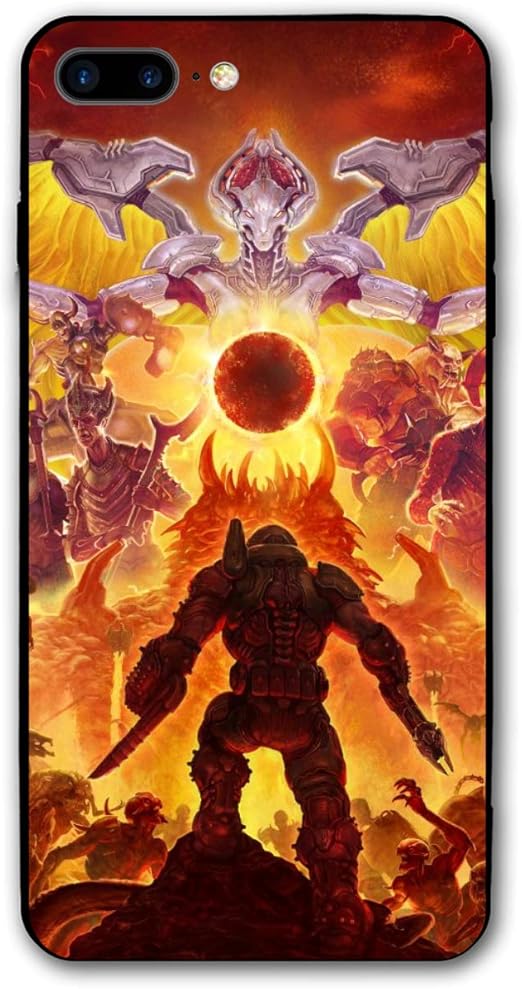 Amazon Fnh Iphone 7 8 Plus ドゥーム エターナルゲーム 壁紙ケース One Size ブラック Fnh78cl Black 48 ケース カバー 通販