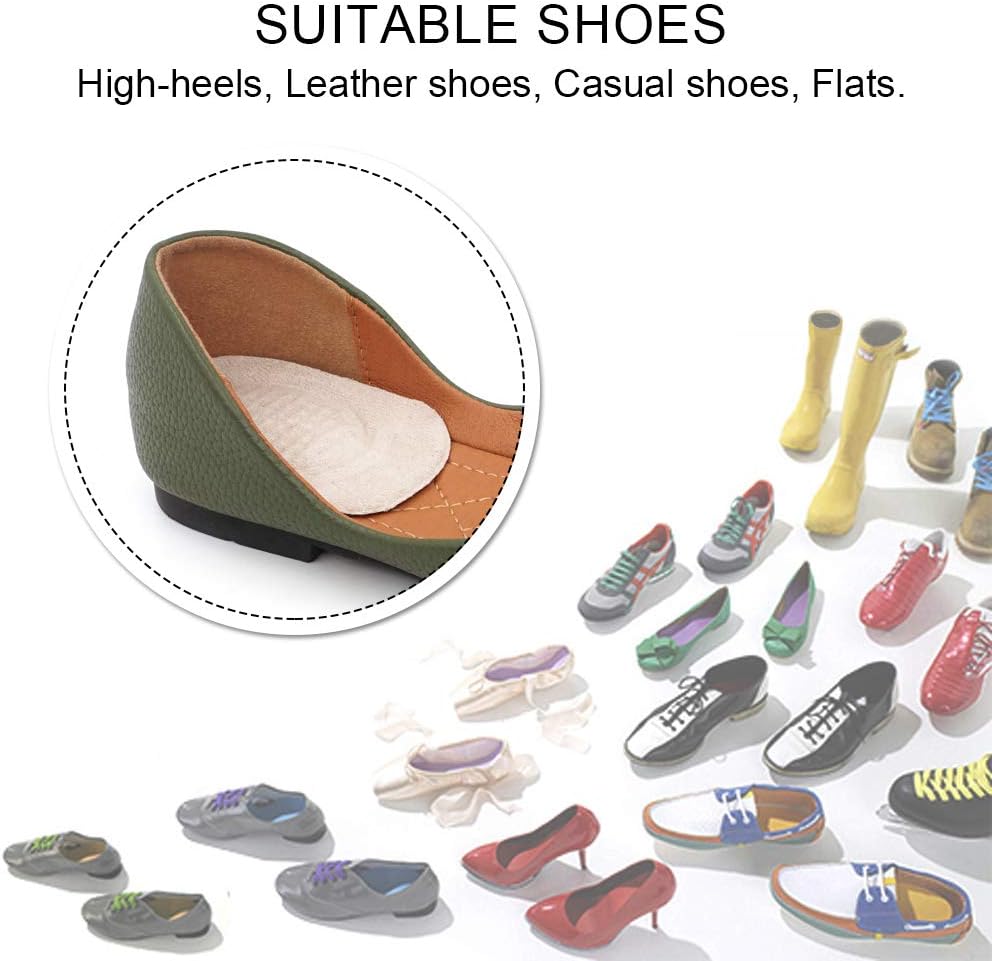 Beautulip Gel Heel Cup Leg Length Discrepancy Heel Cushion Shock Absorb Ankle Pain Sever's Disease Relieve Women's 7-12 / Men's 6-11: Health & Personal Care