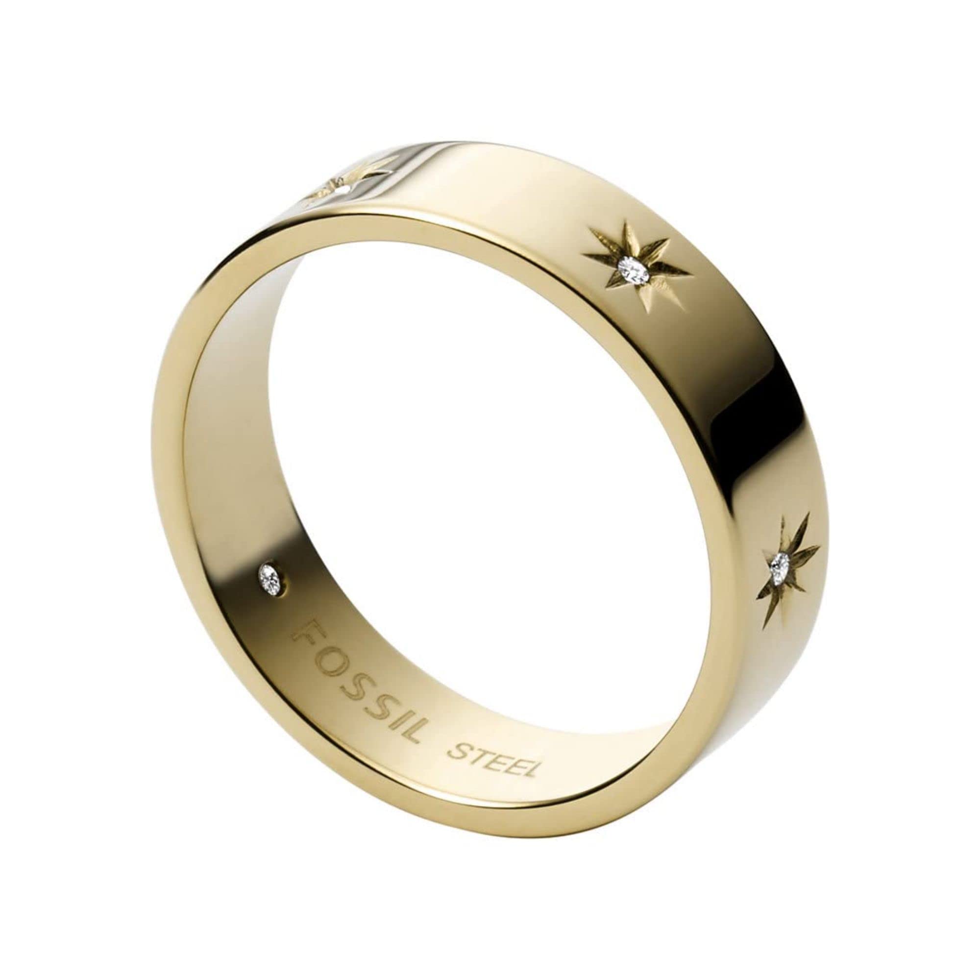 Fossil Women's Stainless Steel band Rings