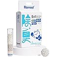 Romod 5-in-1 Tofu Cat Litter, Mixed Cassava, Bentonite, Baking Soda, SAP, Natural Plant, Fast Clumping, Strong Water Adsorption & Deodorization, No Tracking, Dust-Free, Flushable, 7.9lbs