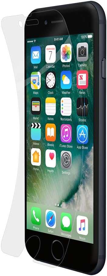 Belkin F8W767vf TrueClear InvisiGlass Transparent Glass Screen Protector for iPhone 8 Plus/7 Plus, iPhone 7 Plus