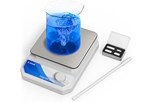 AYINLAB Magnetic Stirrer Set(4 Stir Bars & a Retriever), Strong Magnetic Stir Plate 3000rpm with Speed Control for Liquid Mixing, Magnetic Mixer for Chemistry, Lab, Yeast Starter, Drinks & DIYs