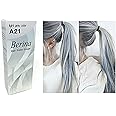 Berina A21 Light Grey Silver Permanent Hair Dye Color Cream Unisex - Punk Style