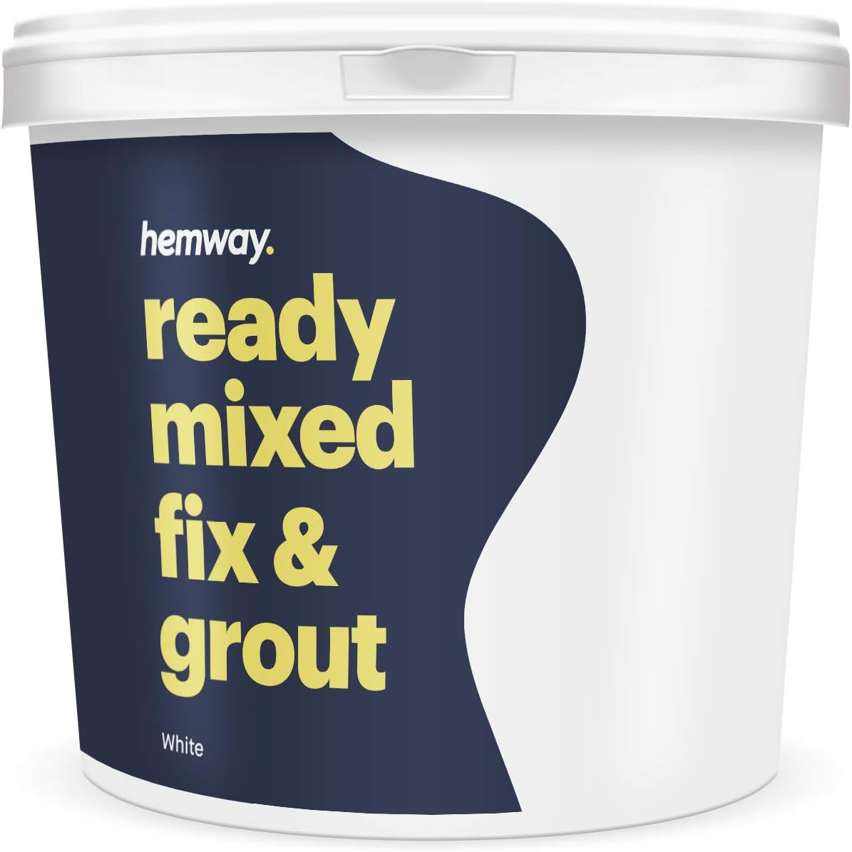 Bright White Ready Mixed Grout & Fix, 4.5kg / 2.5L