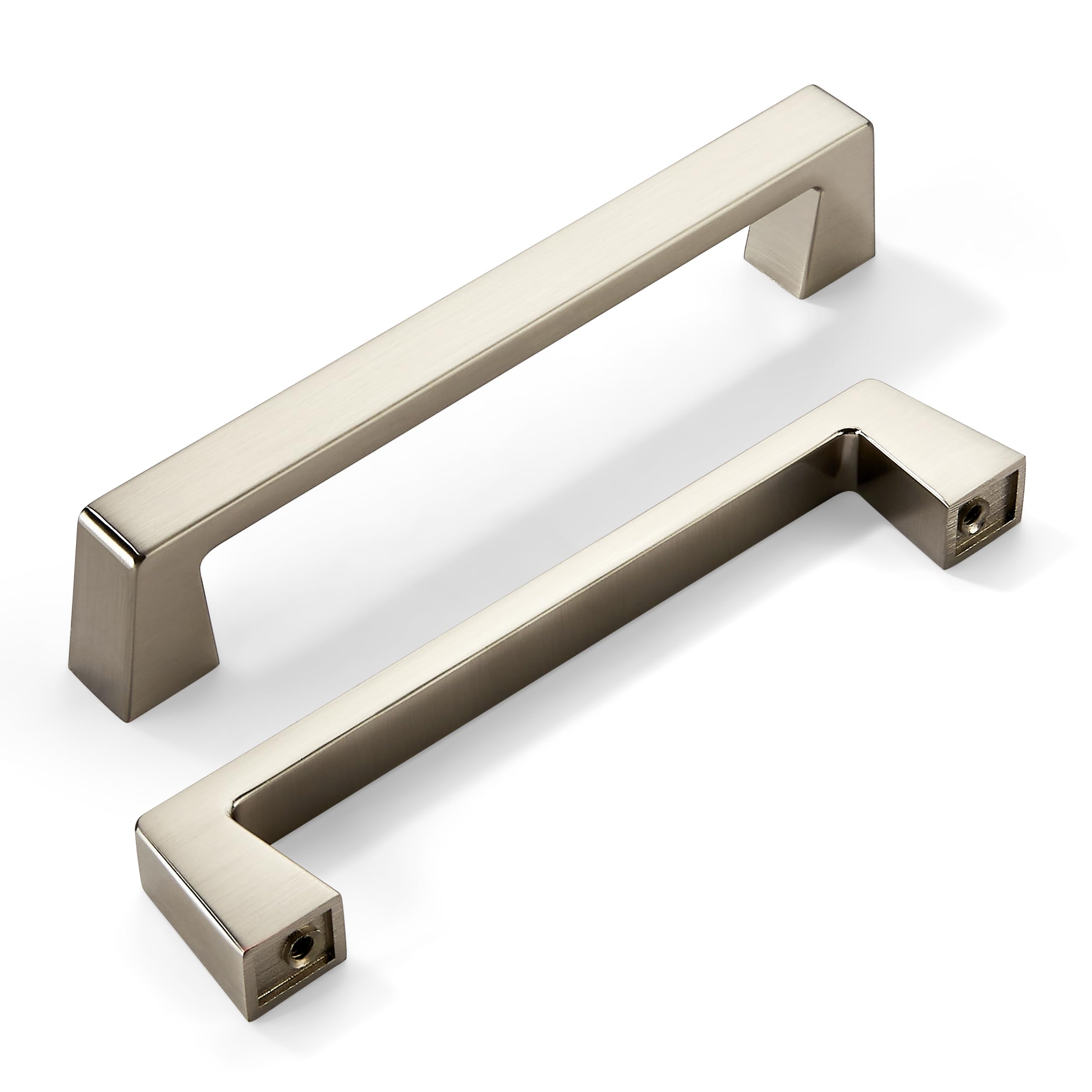Photo 1 of khtumeware 20 Pack 5 Inch(128mm) Kitchen Cabinet Handles,Satin Nickel Cabinet Pulls Kitchen Cabinet Hardware, Furniture Pulls for Bathroom Cupboard Drawer Handles Dresser Pulls.