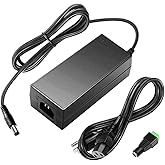 SHNITPWR 12V 5A 60W Power Supply Adapter AC DC Converter 100V~240V to 12 Volt 5 Amp Transformer 5.5x2.5mm Plug for 5050 3528 LED Strip Light 3D Printer LED Driver CCTV Security System LCD Monitor