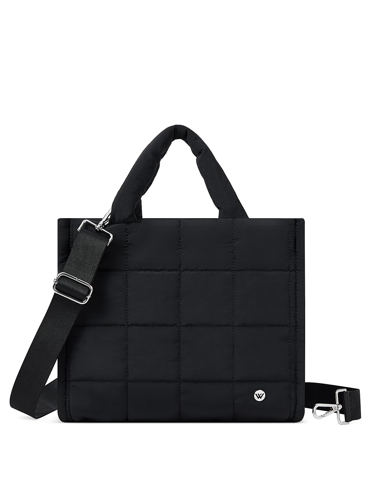 Women's Mini Puffer Crossbody Bag – Lightweight Quilted Tote With Multiple Pockets, Gym & Everyday Use