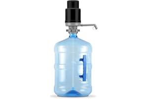 Brio Universal Water Bottle Pump | Manual Water Pump 1-5 Gallon Water Jug Dispenser for Camping Picnics and More! | 48mm & 55mm - (Multiple Color Options)