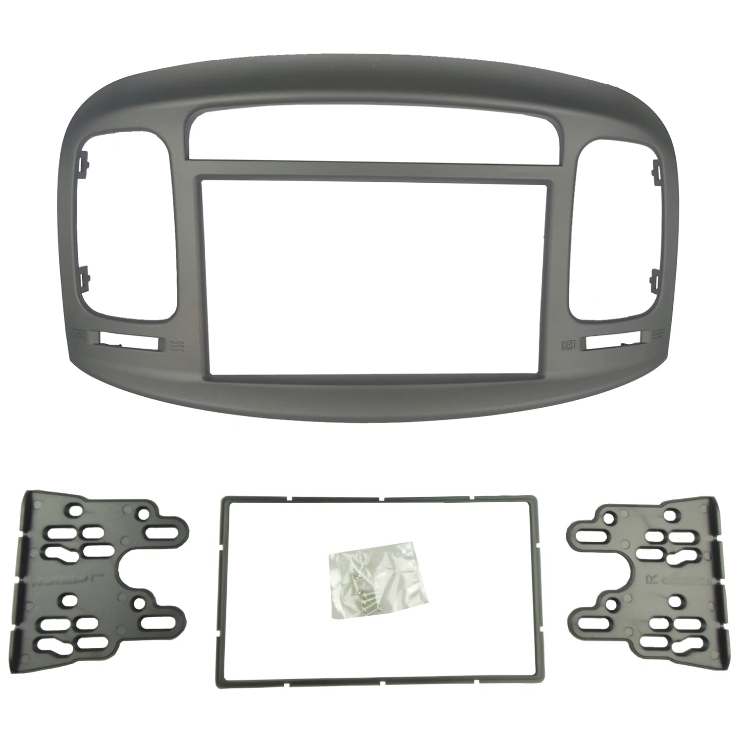 Photo 1 of DKMUS Double Din Radio Dash Installation Mount Trim Kit Compatible with Hyundai Accent 2009-2012 Stereo Bezel