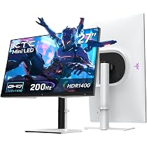 KTC Mini monitor QHD LED de 27 polegadas, 1440p 200Hz (OC 210Hz