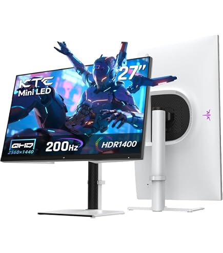 Amazon.com: KTC 27 Inch Mini LED Gaming Monitor - 1440P Monitor 2K