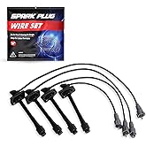 ENA Spark Plug Wire Set Compatible with Toyota Camry Solara RAV4 L4 2.0L 2.2L 1997 1998 1999 2000 2001 Replacement for 90919-22386 90080-91110 90919-22400 175-6182 1756182