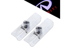 HAOGI 2pcs Never Fade Car LED Door Logo Projector Ghost Shadow Light HD, Compatible for QX56 2004-2010 QX60 2014-2017 JX35 2013-2017 Car Accessories