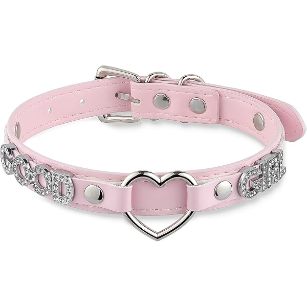 Collier Chaîne Cubain Réglable Avec Pendentif Cœur – Style Punk Gothique Pour Femmes, Idéal Cadeau