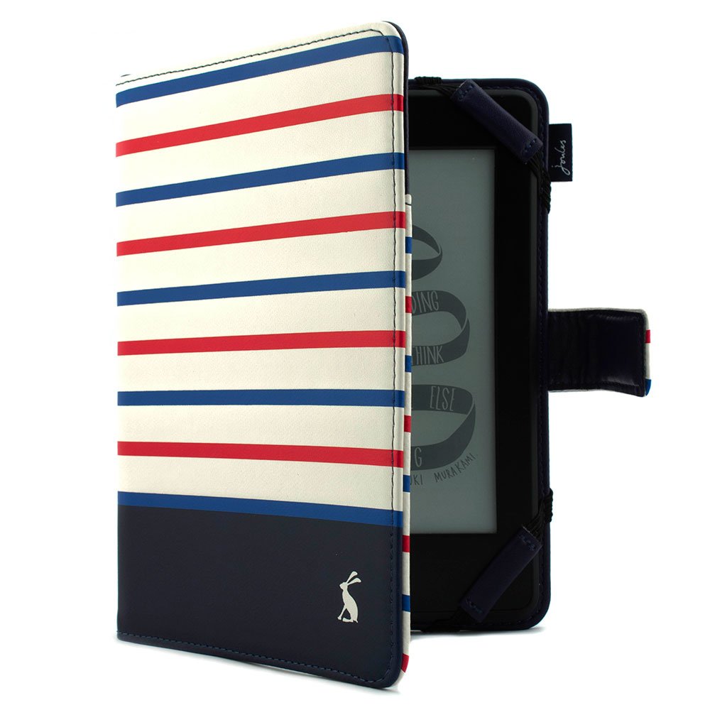 Joules Stripes Leather Style Folio Case for Kindle 4/Touch/Paperwhite