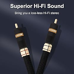 Monosaudio 17AWG Audiophile RCA Cable RCA Balanced