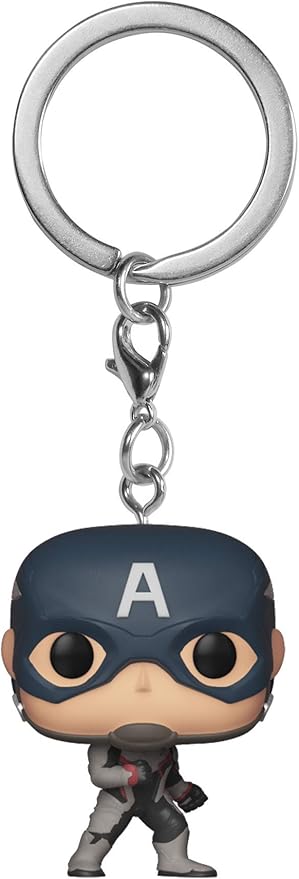 captain america pop keychain