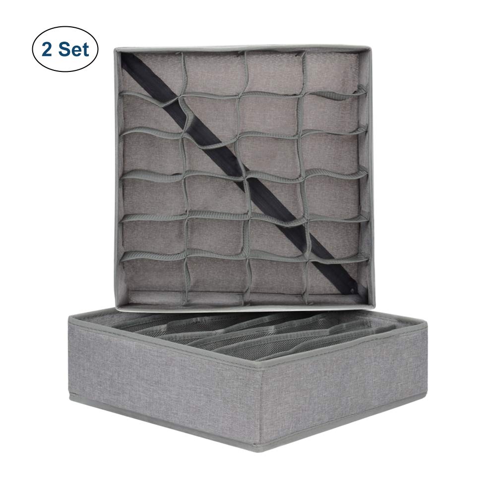 Socken Gray 2 Set Schrank Organizer Kleidung Socken Aufbewahrung
